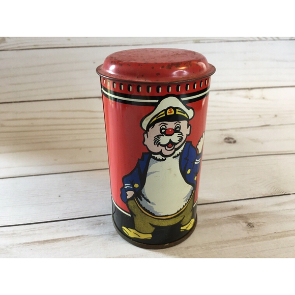 VINTAGE POST OFFICE SAVINGS Tin Can Bank Tin Money Coins - Picture 5 of 8